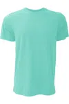 Bella+canvas Canvas Unisex Jersey Crew Neck Short Sleeve T-shirt In Green