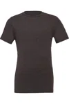 Bella+canvas Canvas Unisex Jersey Crew Neck Short Sleeve T-shirt In Grey