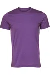 Bella+canvas Canvas Unisex Jersey Crew Neck Short Sleeve T-shirt In Purple