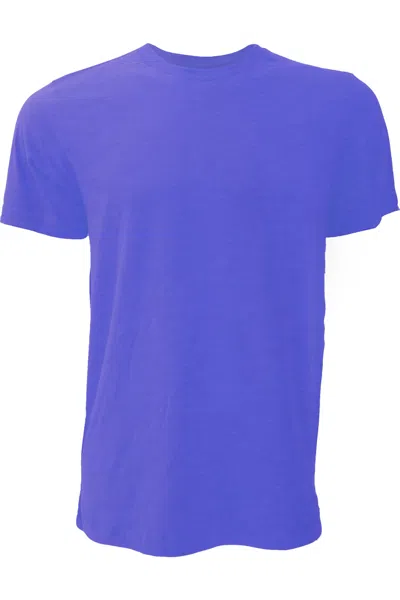 Bella+canvas Canvas Unisex Jersey Crew Neck Short Sleeve T-shirt In Purple