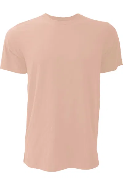Bella+canvas Canvas Unisex Jersey Crew Neck Short Sleeve T-shirt In Neutral