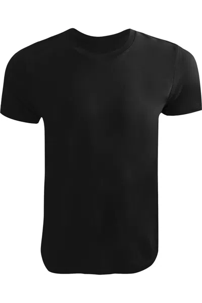 Bella+canvas Canvas Unisex Poly-cotton Short Sleeve T-shirt In Black