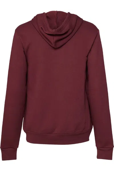 Bella+canvas Canvas Unisex Pullover Hooded Sweatshirt / Hoodie In Burgundy