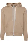 Bella+canvas Sponge Fleece Full-zip Hoodie In Multi