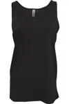 Bella+canvas Canvas Womens/ladies Jersey Sleeveless Tank Top In Black
