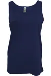 Bella+canvas Canvas Womens/ladies Jersey Sleeveless Tank Top In Blue