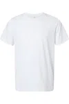 Bella+canvas Heather Cvc Raglan Tee In White