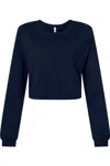 Bella+canvas Fwd Fashion Women´s Crop Long Sleeve Tee In Blue
