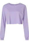 Bella+canvas Fwd Fashion Women´s Crop Long Sleeve Tee In Multi