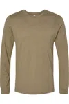 Bella+canvas Heather Cvc Long Sleeve Tee In Multi