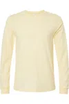 Bella+canvas Heather Cvc Long Sleeve Tee In Multi