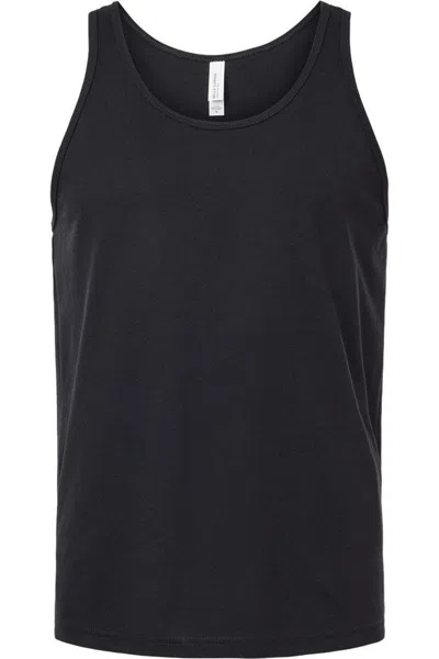 Bella+canvas Heather Cvc Tank In Black