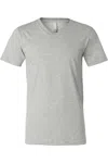 Bella+canvas Heather Cvc V-neck Tee In Multi