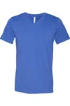 BELLA+CANVAS HEATHER CVC V-NECK TEE