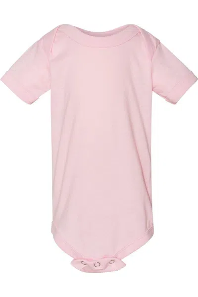 Bella+canvas Kids' Infant Jersey One Piece In Pink
