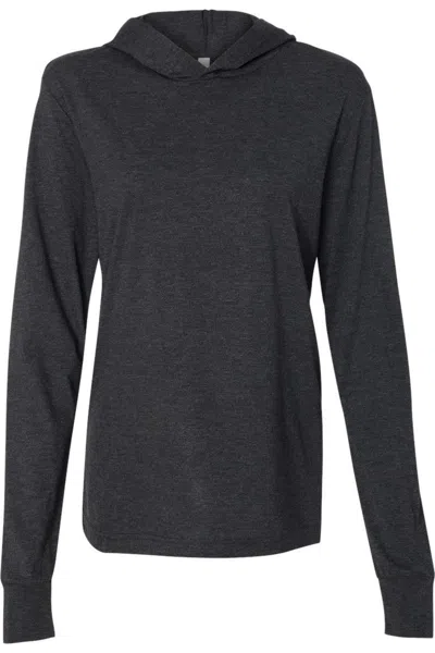 Bella+canvas Jersey Hooded Long Sleeve Tee In Multi