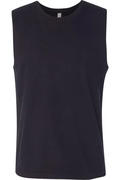 Bella+canvas Jersey Muscle Tank In Black