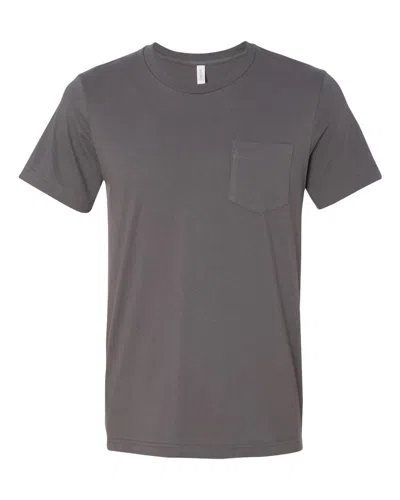 Bella+canvas Jersey Pocket Tee In Black