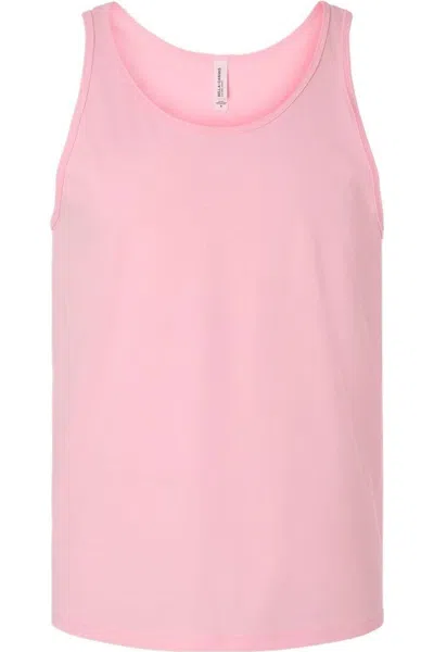 Bella+canvas Jersey Tank In Pink