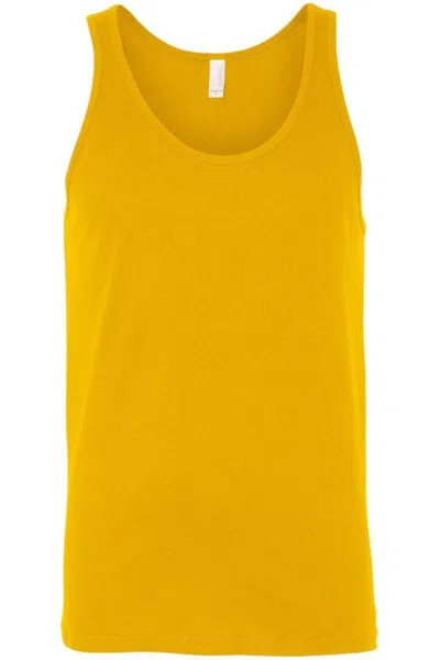 Bella+canvas Jersey Tank In Yellow