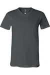 Bella+canvas Jersey V-neck Tee In Black