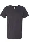 Bella+canvas Jersey V-neck Tee In Grey