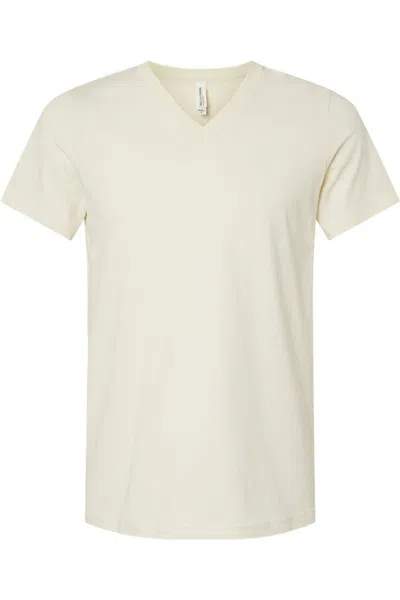 Bella+canvas Jersey V-neck Tee In Neutral