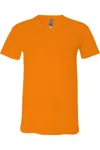 Bella+canvas Jersey V-neck Tee In Orange