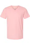 Bella+canvas Jersey V-neck Tee In Pink