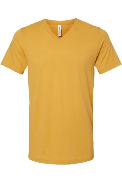 Bella+canvas Jersey V-neck Tee In Yellow