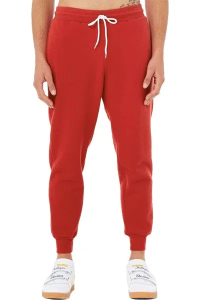 Bella+canvas Joggers In Red