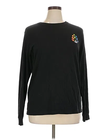 Pre-owned Bella+canvas Long Sleeve T-shirt In Black