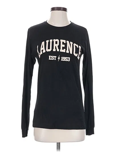 Pre-owned Bella+canvas Long Sleeve T-shirt In Black