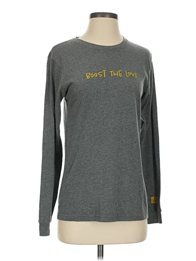 Pre-owned Bella+canvas Long Sleeve T-shirt In Gray