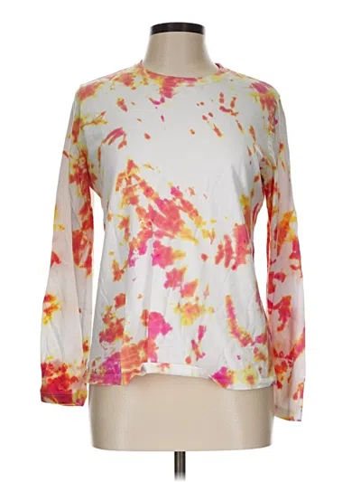 Pre-owned Bella+canvas Long Sleeve T-shirt In Ivory