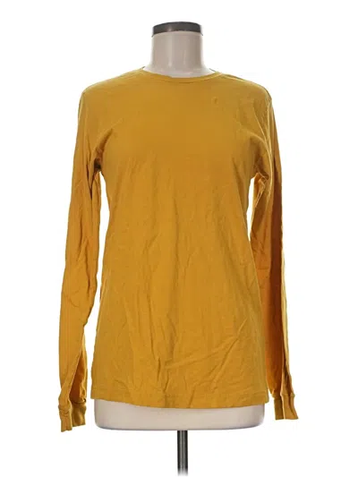 Pre-owned Bella+canvas Long Sleeve T-shirt In Yellow