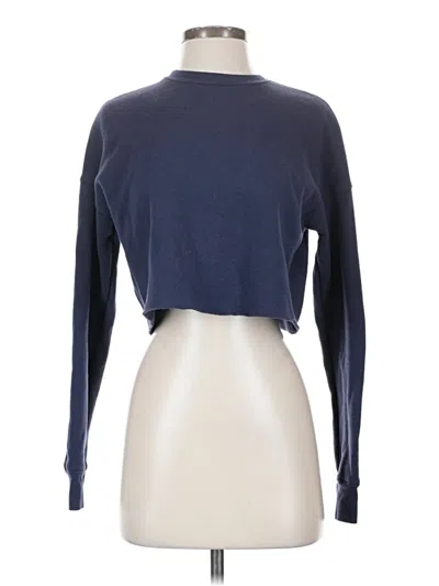 Pre-owned Bella+canvas Long Sleeve Turtleneck In Blue