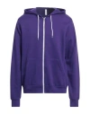 Bella+canvas Bella + Canvas Man Sweatshirt Purple Size Xl Cotton, Polyester