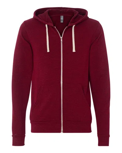 Bella+canvas Men's Triblend Sponge Fleece Full-zip Hoodie In Multi