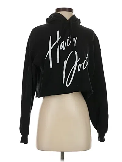 Pre-owned Bella+canvas Pullover Hoodie In Black