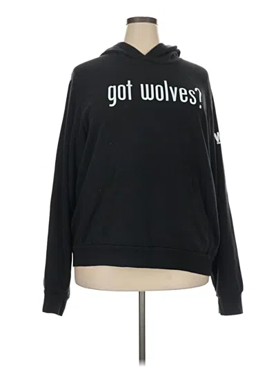 Pre-owned Bella+canvas Pullover Hoodie In Black