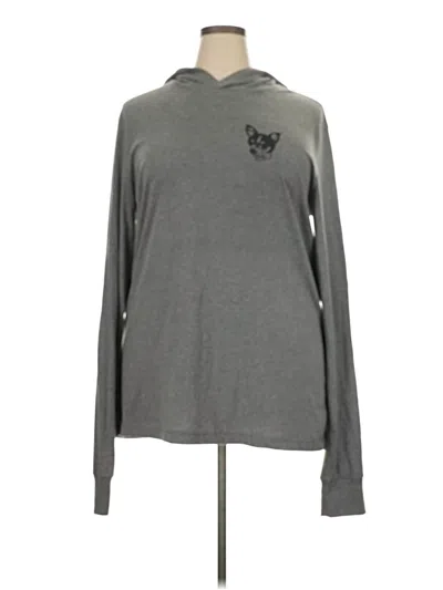 Pre-owned Bella+canvas Pullover Hoodie In Gray
