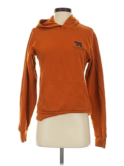 Pre-owned Bella+canvas Pullover Hoodie In Orange