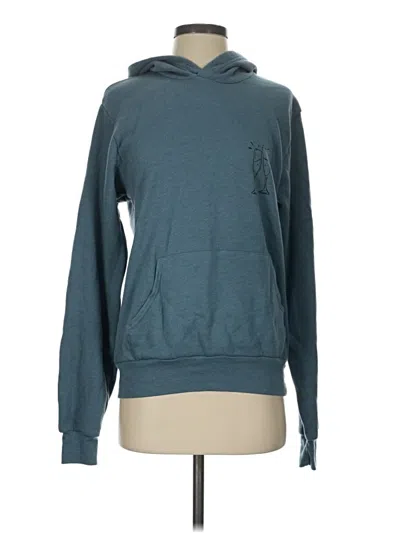 Pre-owned Bella+canvas Pullover Hoodie In Teal
