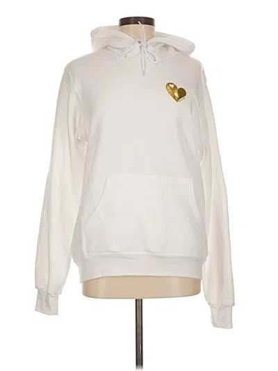Pre-owned Bella+canvas Pullover Hoodie In White