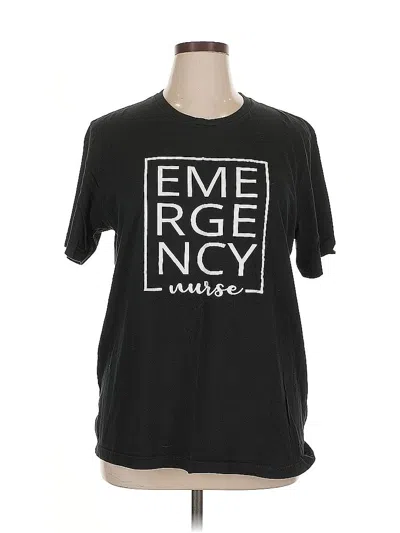 Pre-owned Bella+canvas Short Sleeve T-shirt In Black