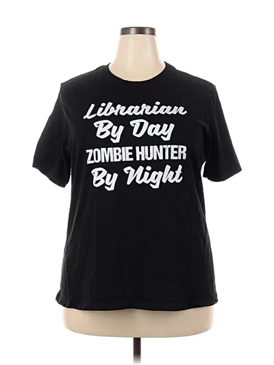 Pre-owned Bella+canvas Short Sleeve T-shirt In Black