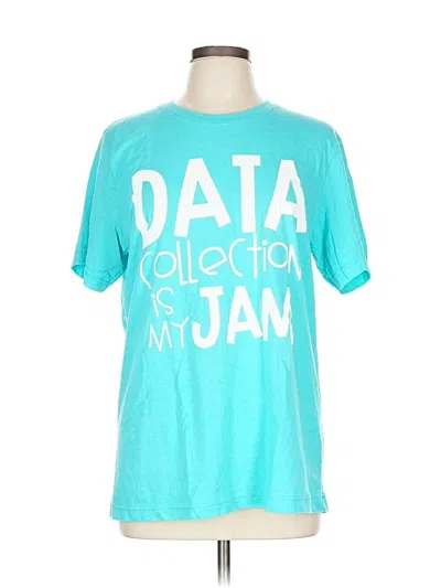 Pre-owned Bella+canvas Short Sleeve T-shirt In Blue