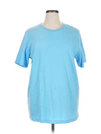 Pre-owned Bella+canvas Short Sleeve T-shirt In Blue