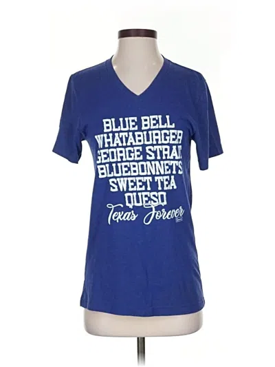 Pre-owned Bella+canvas Short Sleeve T-shirt In Blue